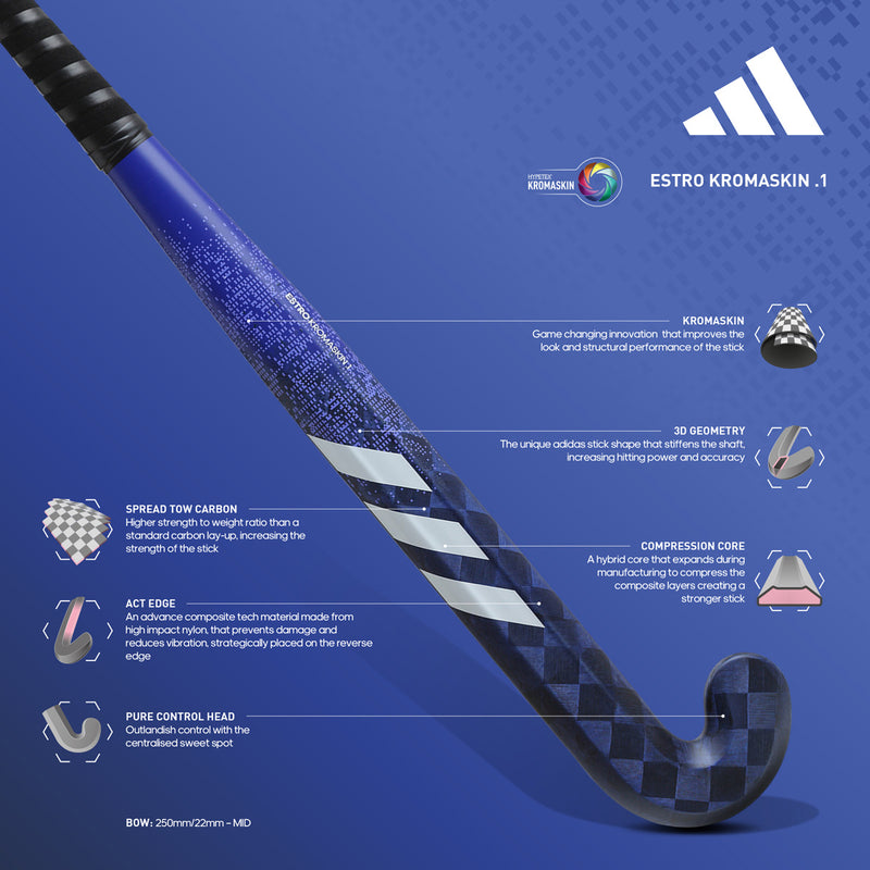 Adidas Estro Kromaskin .1 Hockey Stick - 2024