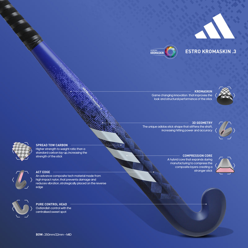 Adidas Estro Kromaskin .3 Hockey Stick - 2024