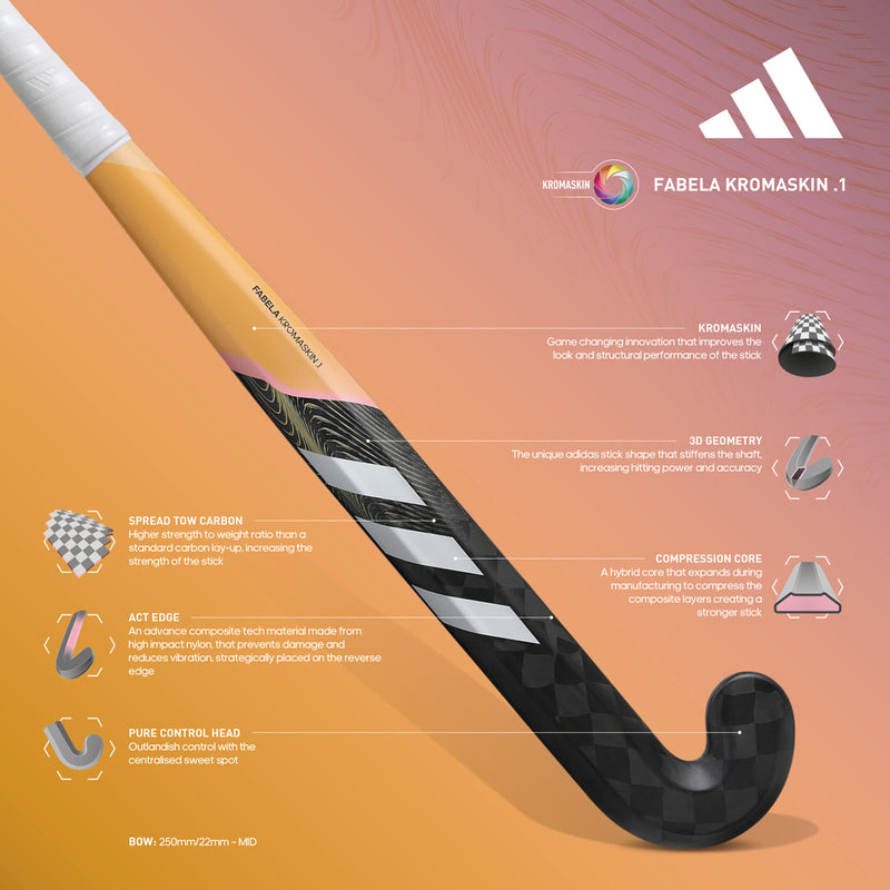 Adidas Fabela Kromaskin .1 Hockey Stick - 2024