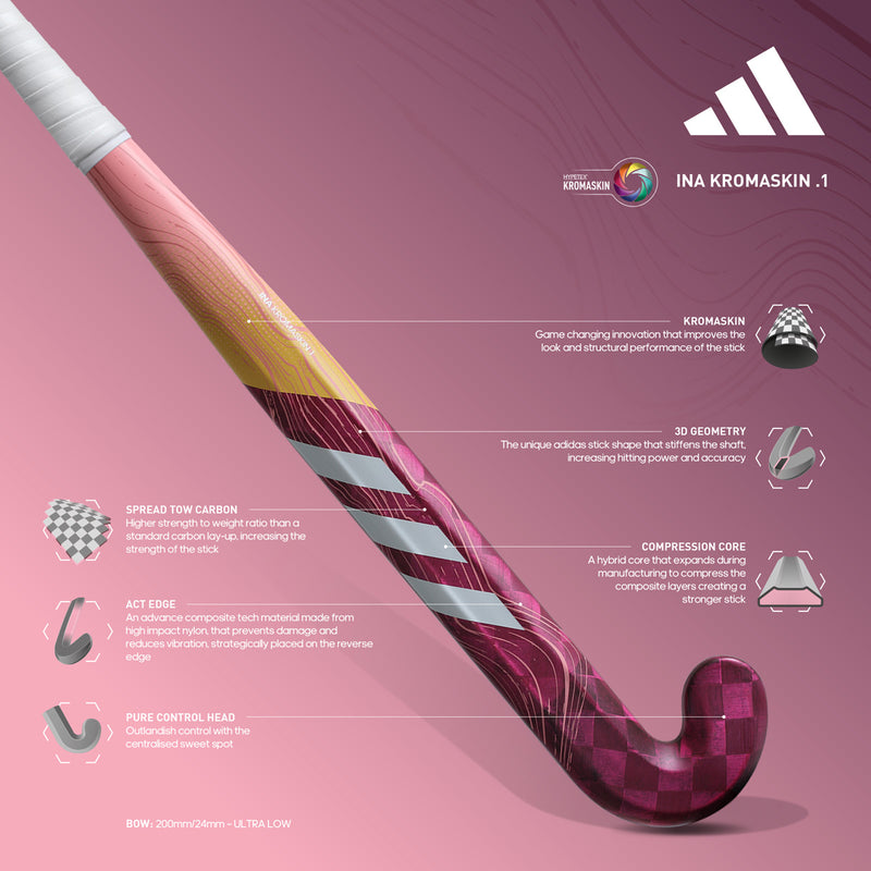 Adidas Ina Kromaskin .1 Hockey Stick - 2024