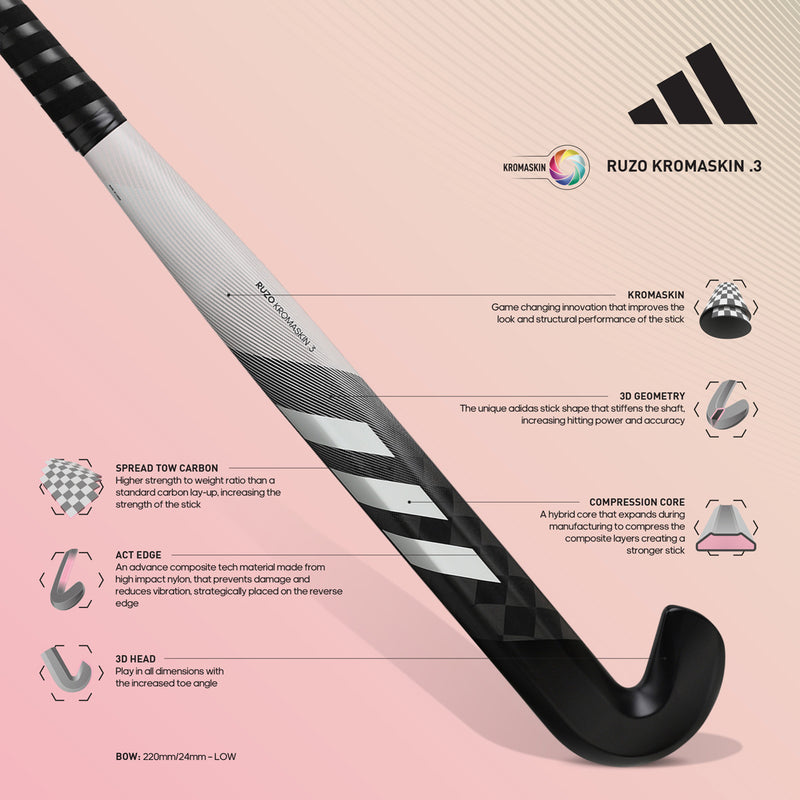 Adidas Ruzo Kromaskin .3 Hockey Stick - 2024